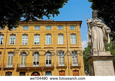 Stock Image - Old Town, Aix-en-Provence, Bouches-du-Rhône, Provence-Alpes-Côte d´Azur, France. Fotosearch