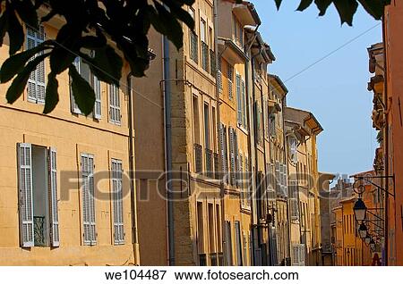Old Town, Aix-en-Provence, Bouches-du-Rhône, Provence-Alpes-Côte d´Azur, France View Large Photo Image Stock Photo - Old Town, Aix-en-Provence, Bouches-du-Rhône, Provence-Alpes-Côte d´Azur, France. Fotosearch