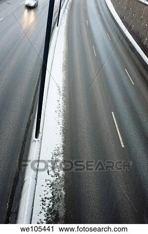 One car on a highway, Sweden View Large Photo Image Stock Image - One car on a highway, Sweden. Fotosearch