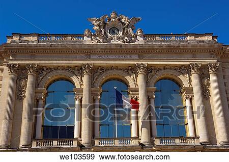 Opera building at Place de la Comedie, Montpellier, Herault, Languedoc-Roussillon, France View Large Photo Image Stock Photo - Opera building at Place de la Comedie, Montpellier, Herault, Languedoc-Roussillon, France. Fotosearch