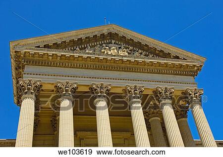 Stock Photo - Palais de Justice, Montpellier, Herault, Languedoc-Roussillon, France. Fotosearch