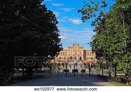 Plaza de España in Maria Luisa Park, Seville, Andalusia, Spain View Large Photo Image Stock Photo - Plaza de España in Maria Luisa Park, Seville, Andalusia, Spain. Fotosearch