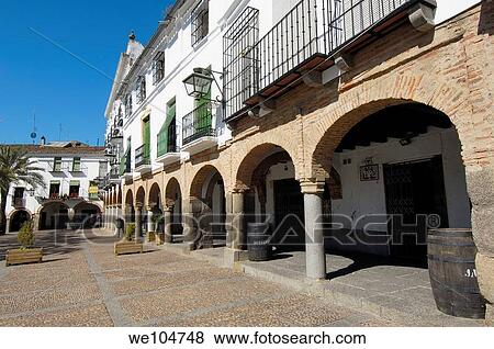 Plaza Grande, Zafra, Badajoz province, Extremadura, Spain View Large Photo Image Stock Photo - Plaza Grande, Zafra, Badajoz province, Extremadura, Spain. Fotosearch