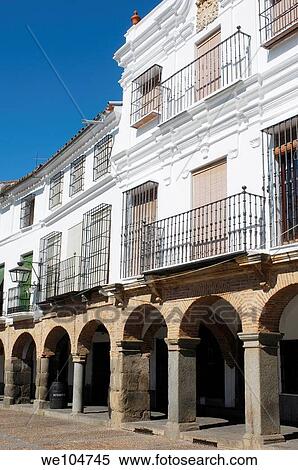 Plaza Grande, Zafra, Badajoz province, Extremadura, Spain View Large Photo Image Stock Photography - Plaza Grande, Zafra, Badajoz province, Extremadura, Spain. Fotosearch