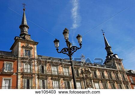 Plaza Mayor, Main Square, Comunidad de Madrid, Spain, Europe View Large Photo Image Stock Image - Plaza Mayor, Main Square, Comunidad de Madrid, Spain, Europe. Fotosearch