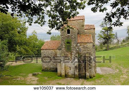 Pre-Romanesque church of San Miguel de Lillo, Oviedo, Asturias, Spain View Large Photo Image Stock Photo - Pre-Romanesque church of San Miguel de Lillo, Oviedo, Asturias, Spain. Fotosearch