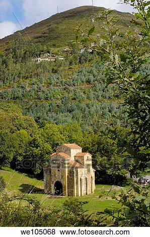Pre-Romanesque church of San Miguel de Lillo, Oviedo, Asturias, Spain View Large Photo Image Stock Photo - Pre-Romanesque church of San Miguel de Lillo, Oviedo, Asturias, Spain. Fotosearch