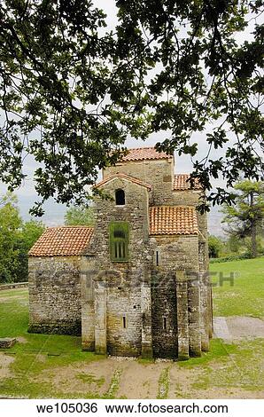 Pre-Romanesque church of San Miguel de Lillo, Oviedo, Asturias, Spain View Large Photo Image Stock Photograph - Pre-Romanesque church of San Miguel de Lillo, Oviedo, Asturias, Spain. Fotosearch