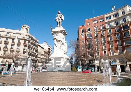 Quevedo Square. Madrid, Spain. View Large Photo Image Picture - Quevedo Square. Madrid, Spain.. Fotosearch