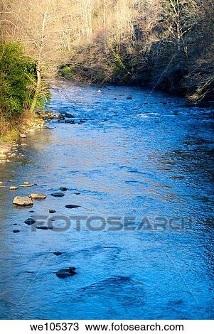 Rio Asón en Ramales de la Victoria Cantabria España Europa View Large Photo Image Stock Image - Rio Asón en Ramales de la Victoria Cantabria España Europa. Fotosearch