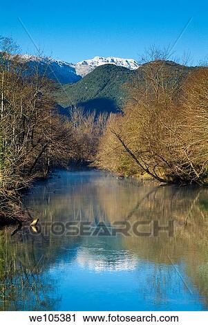 Rio Asón en Ramales de la Victoria Cantabria España Europa View Large Photo Image Stock Image - Rio Asón en Ramales de la Victoria Cantabria España Europa. Fotosearch