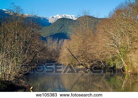 Rio Asón en Ramales de la Victoria Cantabria España Europa View Large Photo Image Stock Image - Rio Asón en Ramales de la Victoria Cantabria España Europa. Fotosearch