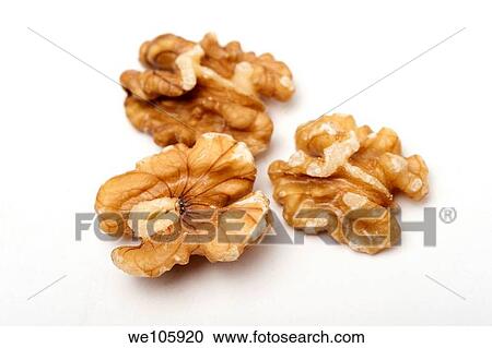 Roasted shelled walnuts On white Background View Large Photo Image Stock Image - Roasted shelled walnuts On white Background. Fotosearch