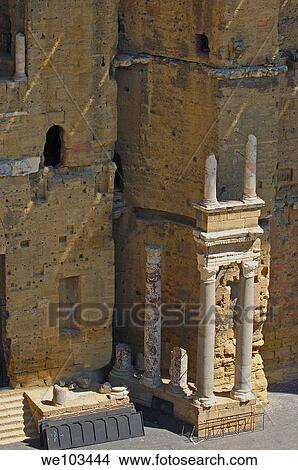 Roman theatre, Unesco World Heritage Site, Orange, Vaucluse, Provence-Alpes-Côte d´Azur, France View Large Photo Image Picture - Roman theatre, Unesco World Heritage Site, Orange, Vaucluse, Provence-Alpes-Côte d´Azur, France. Fotosearch