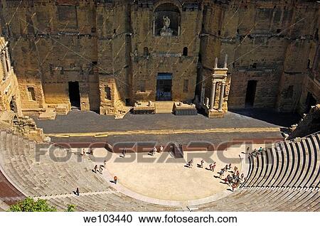 Roman theatre, Unesco World Heritage Site, Orange, Vaucluse, Provence-Alpes-Côte d´Azur, France View Large Photo Image Stock Image - Roman theatre, Unesco World Heritage Site, Orange, Vaucluse, Provence-Alpes-Côte d´Azur, France. Fotosearch