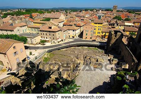 Roman theatre, Unesco World Heritage Site, Orange, Vaucluse, Provence-Alpes-Côte d´Azur, France View Large Photo Image Stock Photo - Roman theatre, Unesco World Heritage Site, Orange, Vaucluse, Provence-Alpes-Côte d´Azur, France. Fotosearch