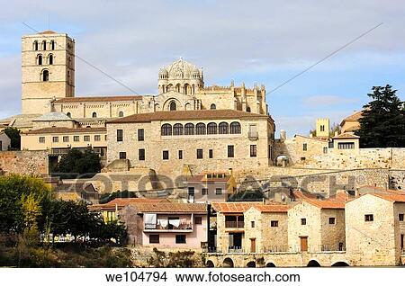 Romanesque cathedral (12th century), Zamora, Via de la Plata, Castilla-Leon, Spain View Large Photo Image Picture - Romanesque cathedral (12th century), Zamora, Via de la Plata, Castilla-Leon, Spain. Fotosearch