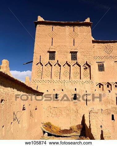 Rooftop tower with sun drying figs at Kasbah Amerhidil in the Skoura oasis Morocco View Large Photo Image Picture - Rooftop tower with sun drying figs at Kasbah Amerhidil in the Skoura oasis Morocco. Fotosearch