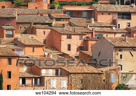 Roussillon, Vaucluse, Provence-Alpes-Côte d´Azur, France View Large Photo Image Picture - Roussillon, Vaucluse, Provence-Alpes-Côte d´Azur, France. Fotosearch