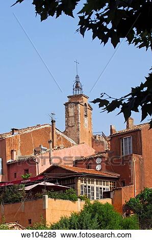 Roussillon, Vaucluse, Provence-Alpes-Côte d´Azur, France View Large Photo Image Stock Photo - Roussillon, Vaucluse, Provence-Alpes-Côte d´Azur, France. Fotosearch