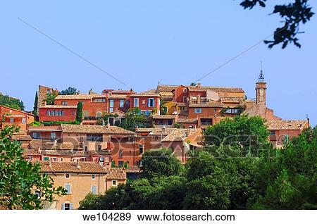 Roussillon, Vaucluse, Provence-Alpes-Côte d´Azur, France View Large Photo Image Stock Photo - Roussillon, Vaucluse, Provence-Alpes-Côte d´Azur, France. Fotosearch