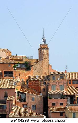 Roussillon, Vaucluse, Provence-Alpes-Côte d´Azur, France View Large Photo Image Stock Photo - Roussillon, Vaucluse, Provence-Alpes-Côte d´Azur, France. Fotosearch