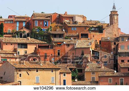 Stock Photograph - Roussillon, Vaucluse, Provence-Alpes-Côte d´Azur, France. Fotosearch