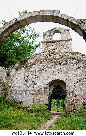 Ruins of Tina monastery. Pimiango, Asturias province, Spain. View Large Photo Image Picture - Ruins of Tina monastery. Pimiango, Asturias province, Spain.. Fotosearch