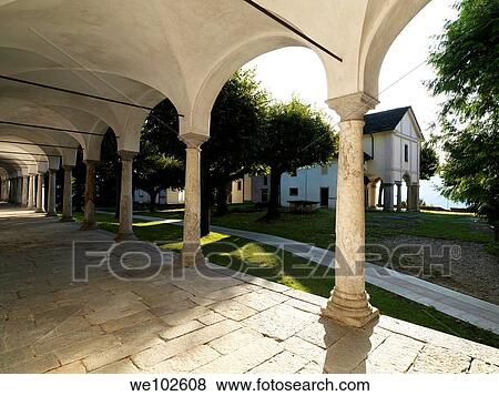 Sacro Monte of Ghiffa, Lake Maggiore, Piedmont, Italy View Large Photo Image Stock Photo - Sacro Monte of Ghiffa, Lake Maggiore, Piedmont, Italy. Fotosearch
