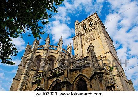 Saint-Nazaire cathedral, Beziers, Herault, Languedoc-Roussillon, France View Large Photo Image Stock Image - Saint-Nazaire cathedral, Beziers, Herault, Languedoc-Roussillon, France. Fotosearch