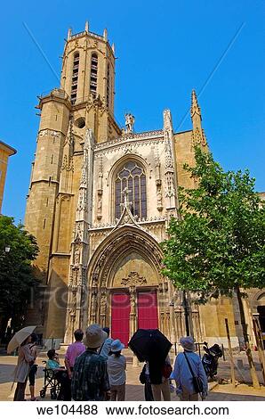 Saint-Sauveur cathedral, Aix-en-Provence, Bouches-du-Rhône, Provence-Alpes-Côte d´Azur, France View Large Photo Image Stock Photo - Saint-Sauveur cathedral, Aix-en-Provence, Bouches-du-Rhône, Provence-Alpes-Côte d´Azur, France. Fotosearch