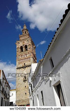 San Bartolome church, Jerez de los Caballeros, Badajoz province, Extremadura, Spain View Large Photo Image Stock Photo - San Bartolome church, Jerez de los Caballeros, Badajoz province, Extremadura, Spain. Fotosearch
