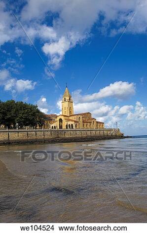 San Pedro Church, Gijon, Asturias, Spain View Large Photo Image Picture - San Pedro Church, Gijon, Asturias, Spain. Fotosearch