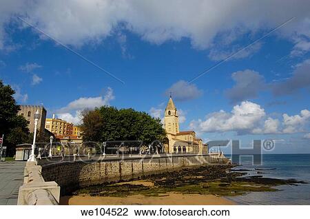 San Pedro Church, Gijon, Asturias, Spain View Large Photo Image Stock Image - San Pedro Church, Gijon, Asturias, Spain. Fotosearch