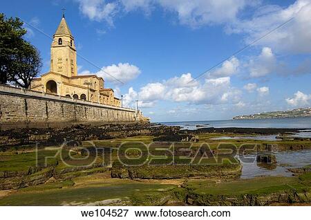 San Pedro Church, Gijon, Asturias, Spain View Large Photo Image Stock Photo - San Pedro Church, Gijon, Asturias, Spain. Fotosearch