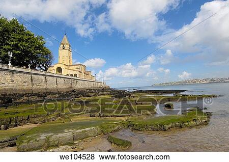 San Pedro Church, Gijon, Asturias, Spain View Large Photo Image Stock Photo - San Pedro Church, Gijon, Asturias, Spain. Fotosearch