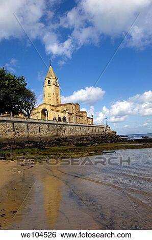 San Pedro Church, Gijon, Asturias, Spain View Large Photo Image Stock Photograph - San Pedro Church, Gijon, Asturias, Spain. Fotosearch