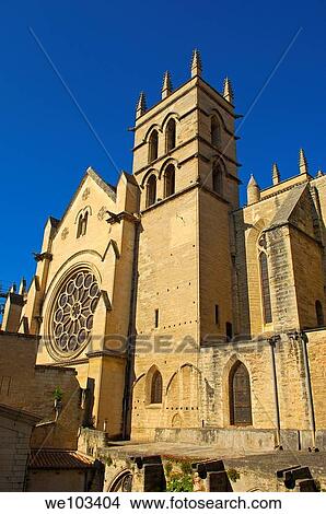 St Pierre cathedral, Montpellier, Herault, Languedoc-Roussillon, France View Large Photo Image Picture - St Pierre cathedral, Montpellier, Herault, Languedoc-Roussillon, France. Fotosearch