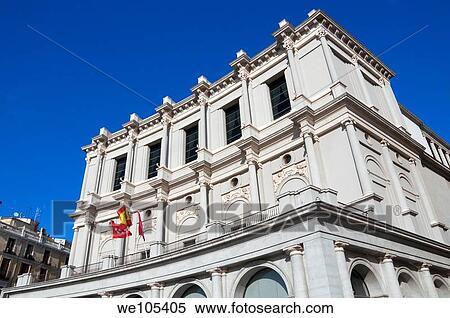 ? Teatro Real?, Royal Theatre, Oriente Square, Comunidad de Madrid, Spain, Europ View Large Photo Image Stock Photography - ? Teatro Real?, Royal Theatre, Oriente Square, Comunidad de Madrid, Spain, Europ. Fotosearch