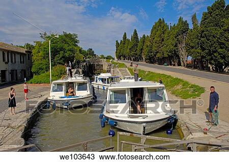 The Neuf Ecluses, Canal du Midi, Beziers, Herault, Languedoc-Roussillon, France View Large Photo Image Stock Image - The Neuf Ecluses, Canal du Midi, Beziers, Herault, Languedoc-Roussillon, France. Fotosearch