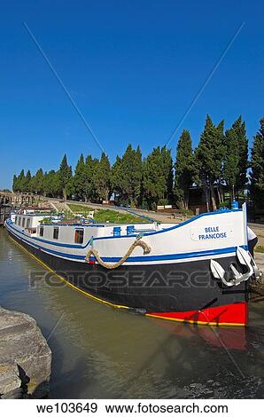 The Neuf Ecluses, Canal du Midi, Beziers, Herault, Languedoc-Roussillon, France View Large Photo Image Stock Photo - The Neuf Ecluses, Canal du Midi, Beziers, Herault, Languedoc-Roussillon, France. Fotosearch
