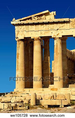 The Parthenon Temple, the Acropolis of Athens in Greece View Large Photo Image Stock Photo - The Parthenon Temple, the Acropolis of Athens in Greece. Fotosearch