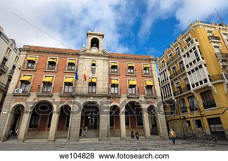 Stock Photo - Town Hall, Zamora, Castilla-Leon, Spain. Fotosearch