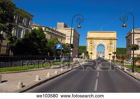 Triumphal Arch, Montpellier, Herault, Languedoc-Roussillon, France View Large Photo Image Stock Image - Triumphal Arch, Montpellier, Herault, Languedoc-Roussillon, France. Fotosearch