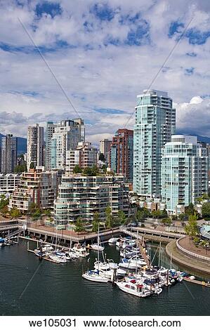 Vancouver skyline and False Creek condos, Vancouver, British Columbia, Canada View Large Photo Image Stock Image - Vancouver skyline and False Creek condos, Vancouver, British Columbia, Canada. Fotosearch