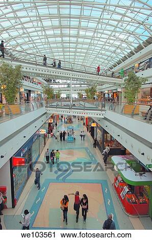 Stock Image - Vasco da Gama shopping mall, Parque das Nações, Lisbon, Portugal. Fotosearch