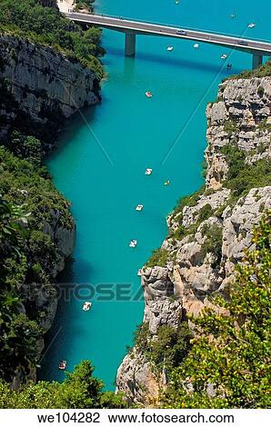 Verdon Gorge river canyon, Verdon Regional Natural Park, Provence-Alpes-Cote-d´Azur, France View Large Photo Image Stock Image - Verdon Gorge river canyon, Verdon Regional Natural Park, Provence-Alpes-Cote-d´Azur, France. Fotosearch