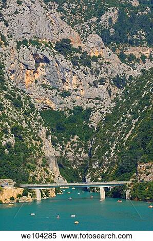Verdon Gorge river canyon, Verdon Regional Natural Park, Provence-Alpes-Cote-d´Azur, France View Large Photo Image Stock Photography - Verdon Gorge river canyon, Verdon Regional Natural Park, Provence-Alpes-Cote-d´Azur, France. Fotosearch
