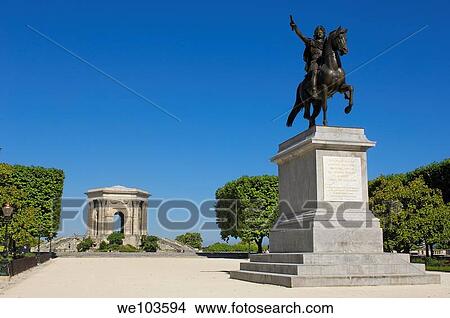 Water tower, Promenade du Peyrou, Montpellier, Herault, Languedoc-Roussillon, France View Large Photo Image Picture - Water tower, Promenade du Peyrou, Montpellier, Herault, Languedoc-Roussillon, France. Fotosearch