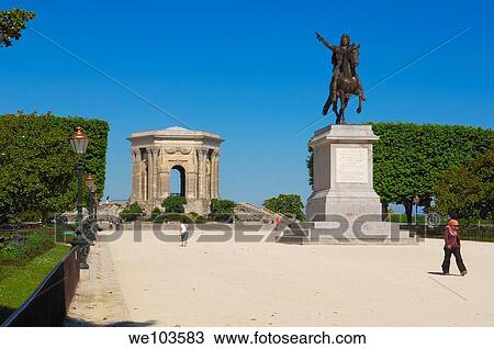 Water tower, Promenade du Peyrou, Montpellier, Herault, Languedoc-Roussillon, France View Large Photo Image Stock Image - Water tower, Promenade du Peyrou, Montpellier, Herault, Languedoc-Roussillon, France. Fotosearch